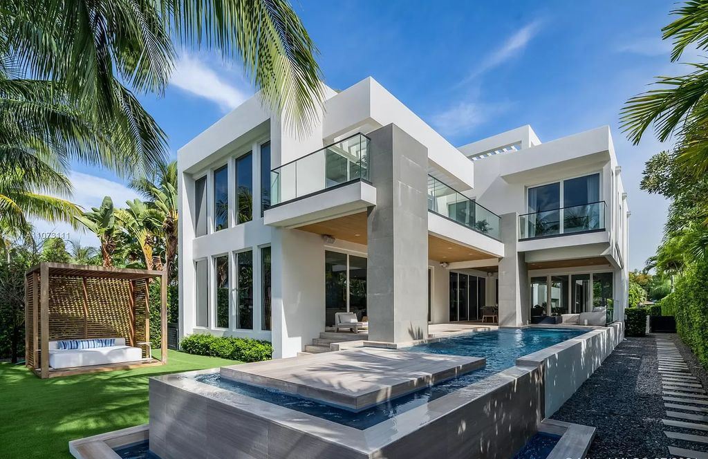 Modern Home in Miami integrated with smart home automation systems